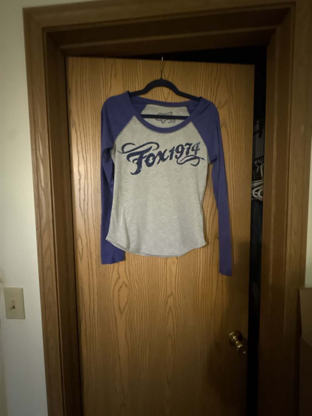 Fox Racing 1974 Raglan Long Sleeve Shirt Size S
